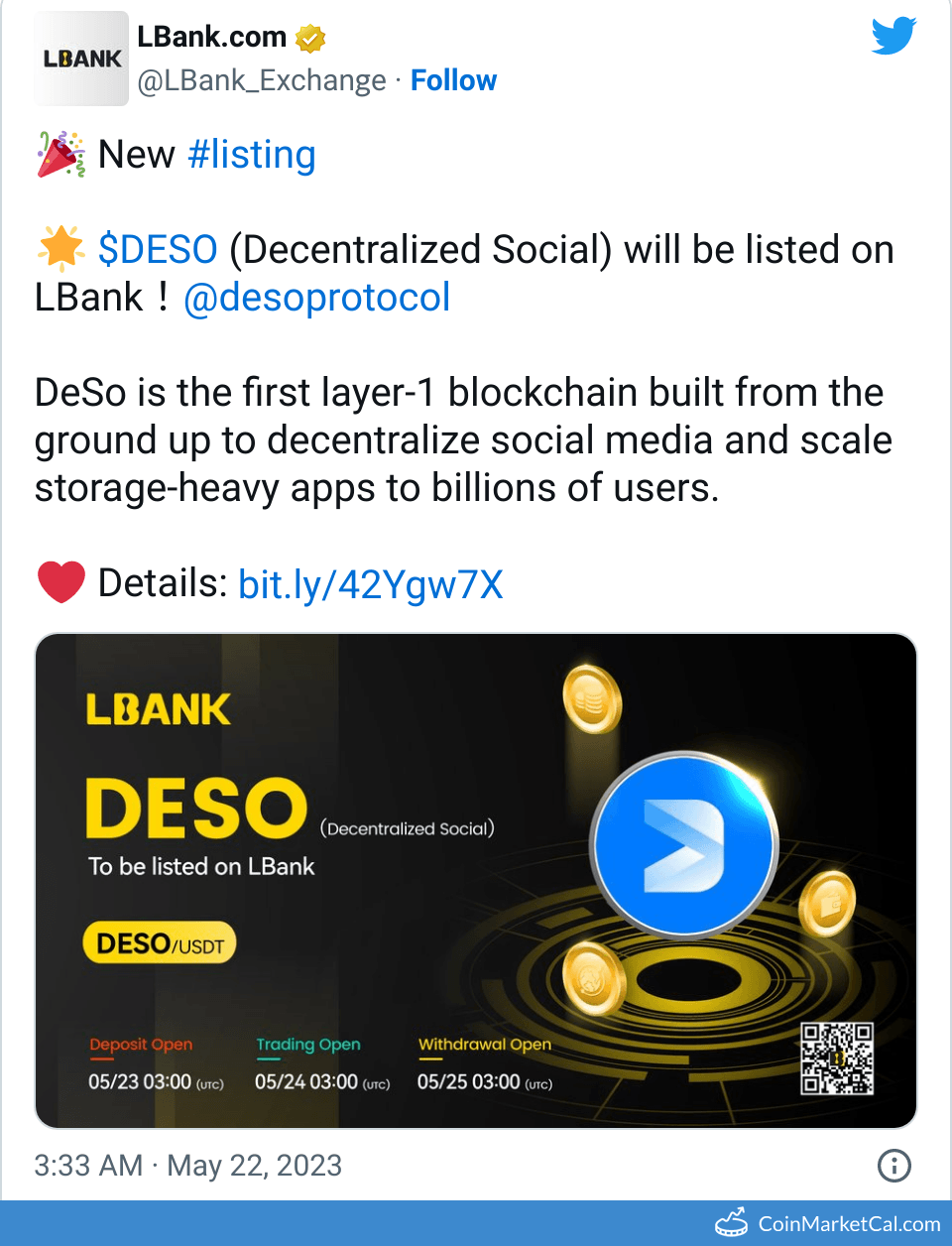 LBank Listing