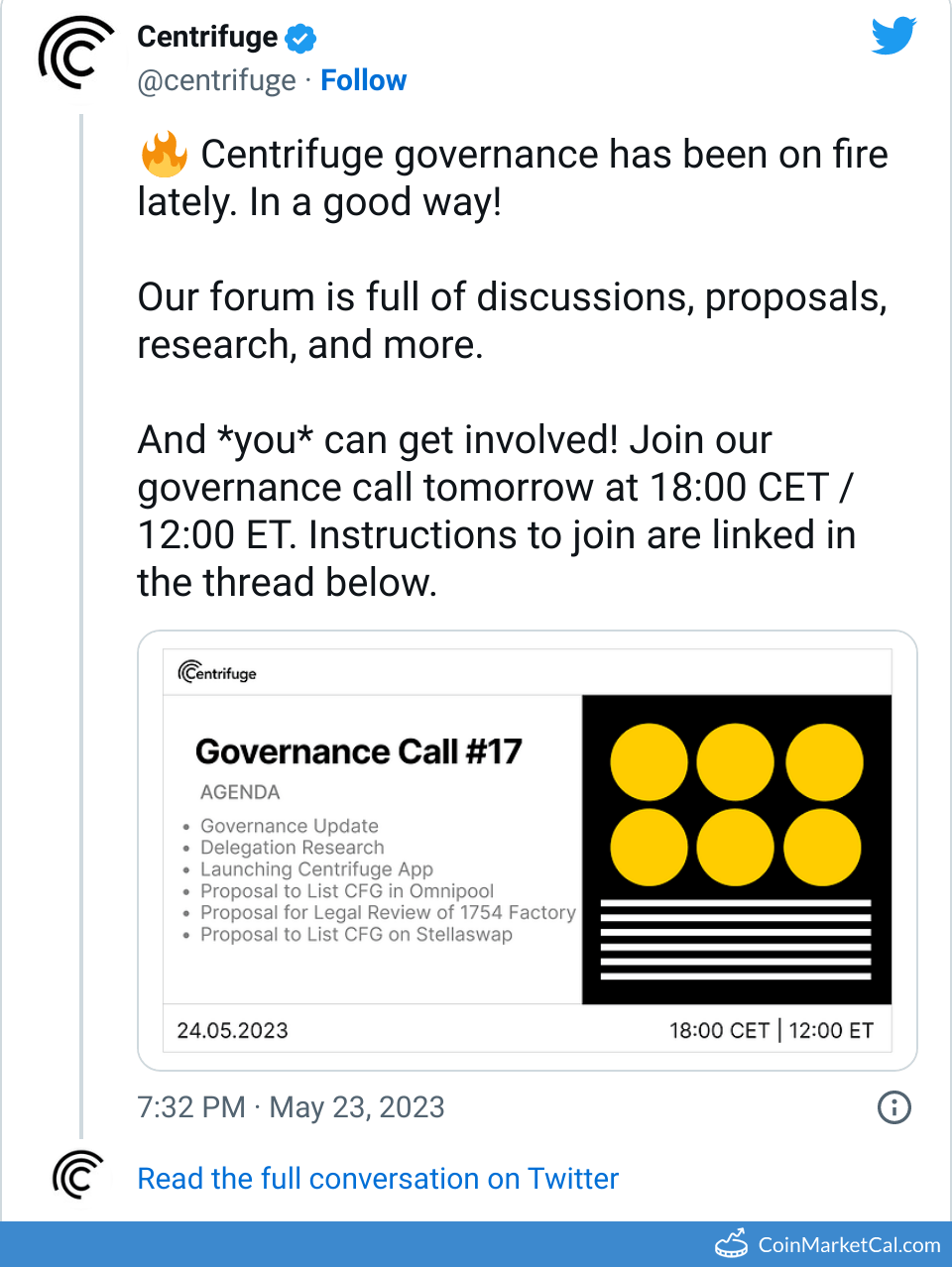 Governance Call #17