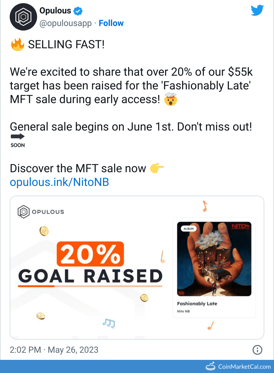 MFT General Sale Begins