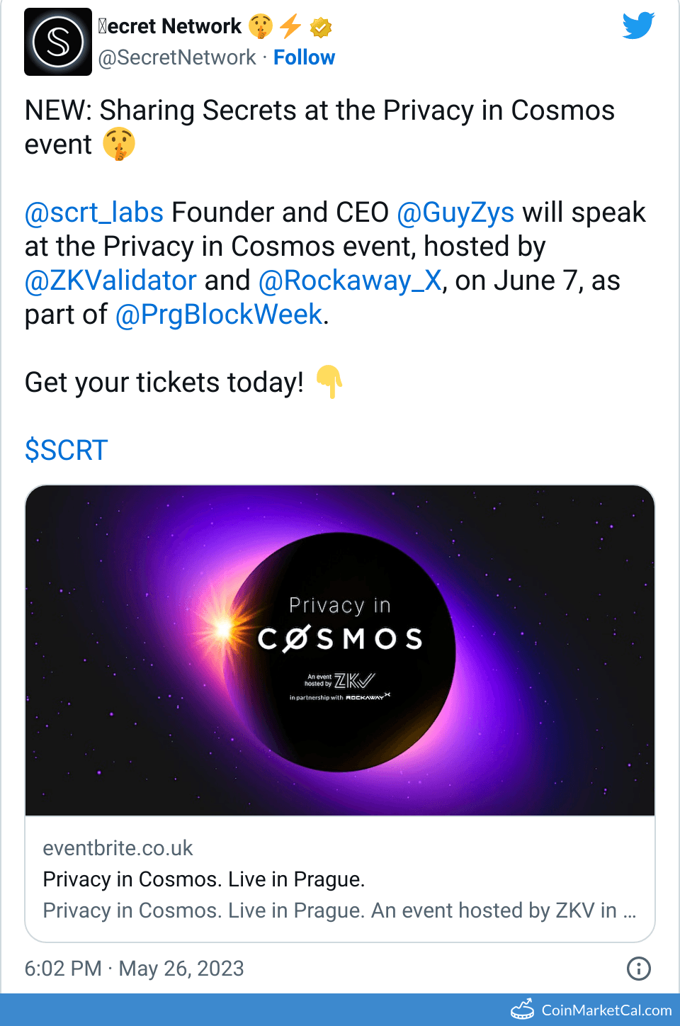 Privacy in Cosmos