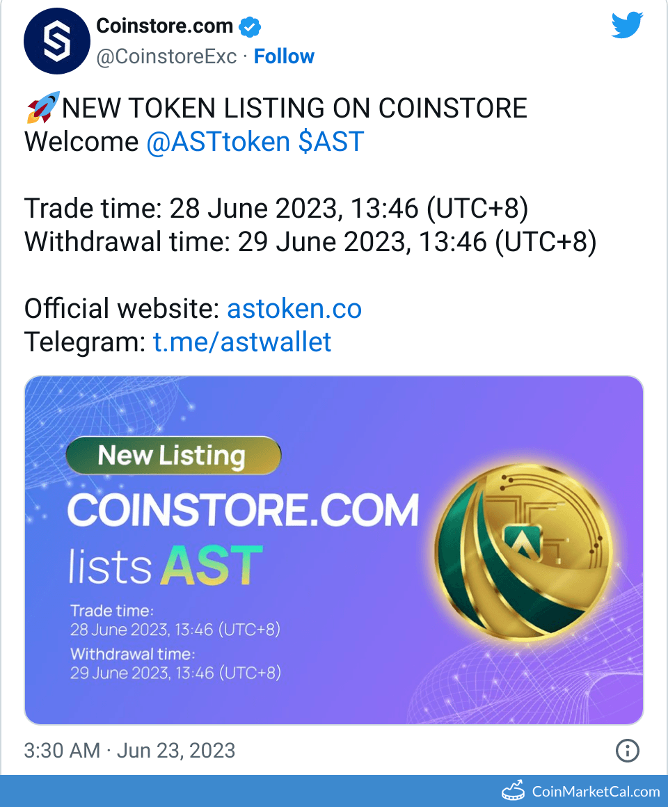 Coinstore Listing