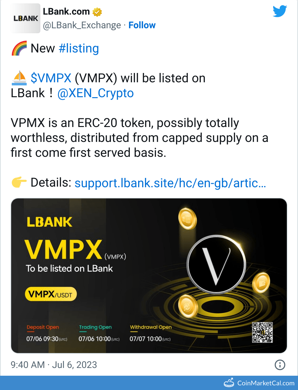 LBank Listing