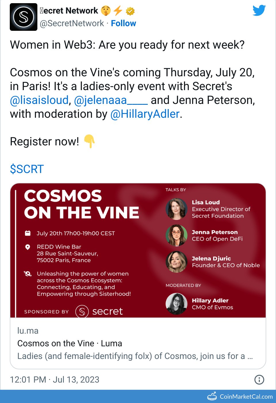 Cosmos on the Vine