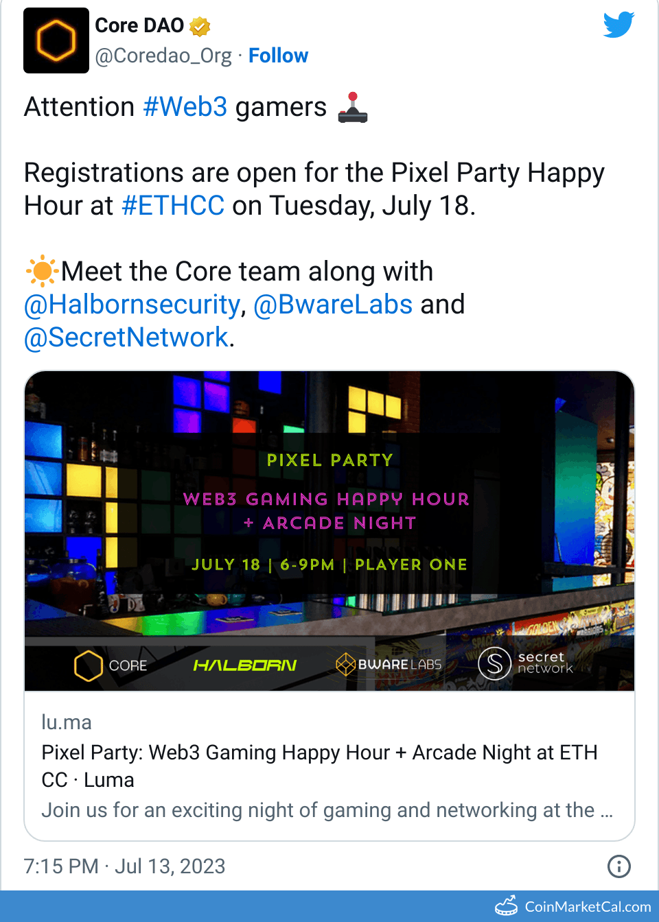 Pixel Party Happy Hour