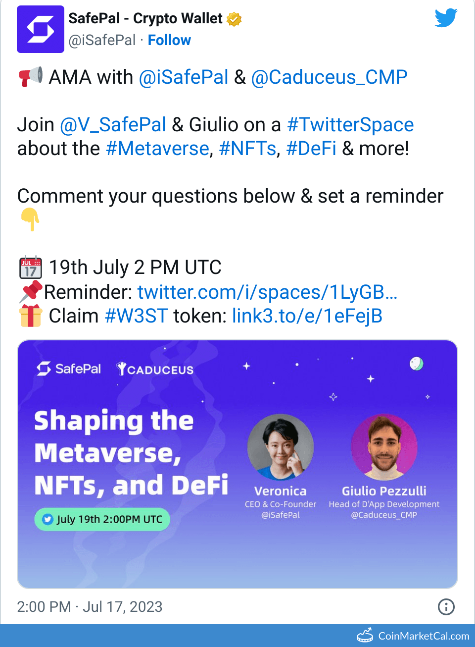 Twitter Spaces AMA
