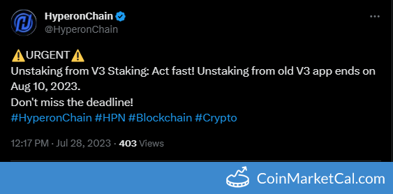 Unstaking from V3 Staking