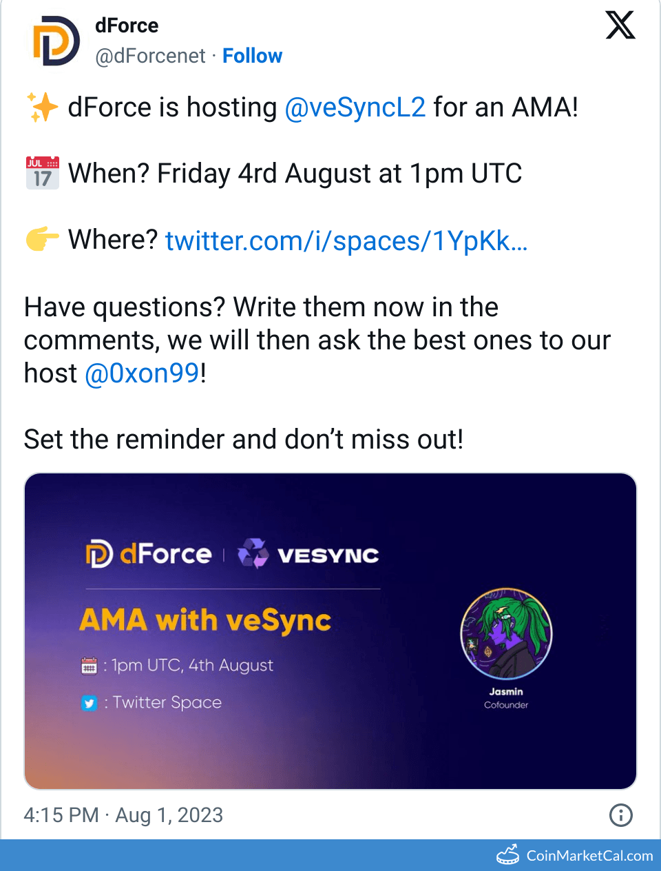 Twitter Spaces AMA