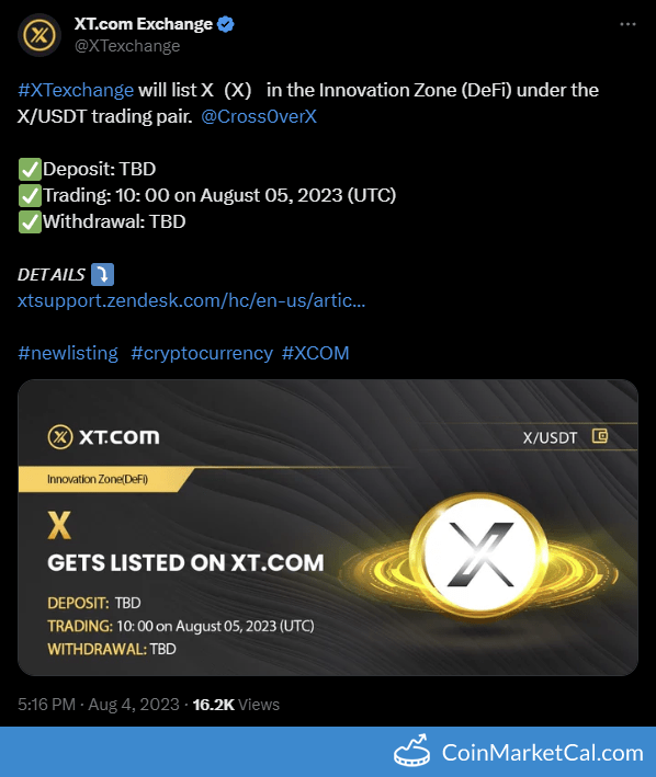 XT.COM Listing