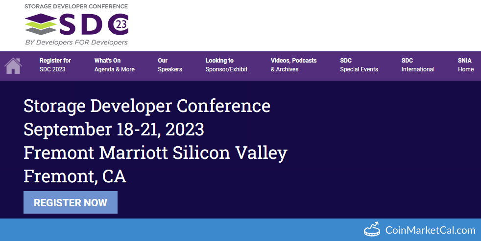 Storage Developer Conf.