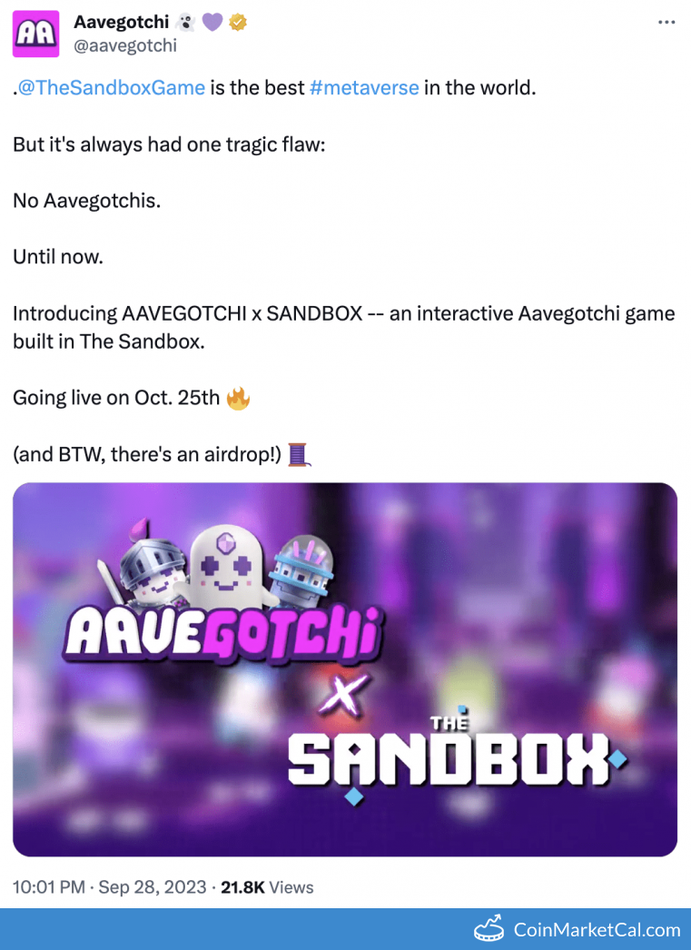 Aavegotchi x Sandbox
