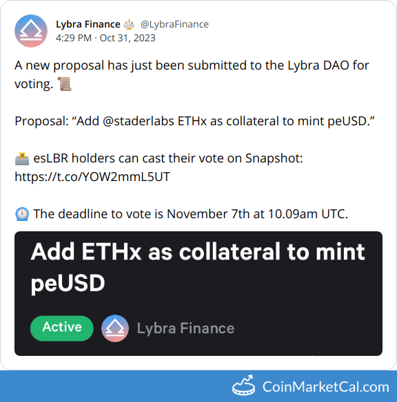 ETHx Collateral Vote