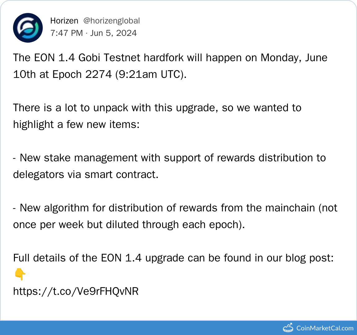 EON 1.4 Gobi Testnet