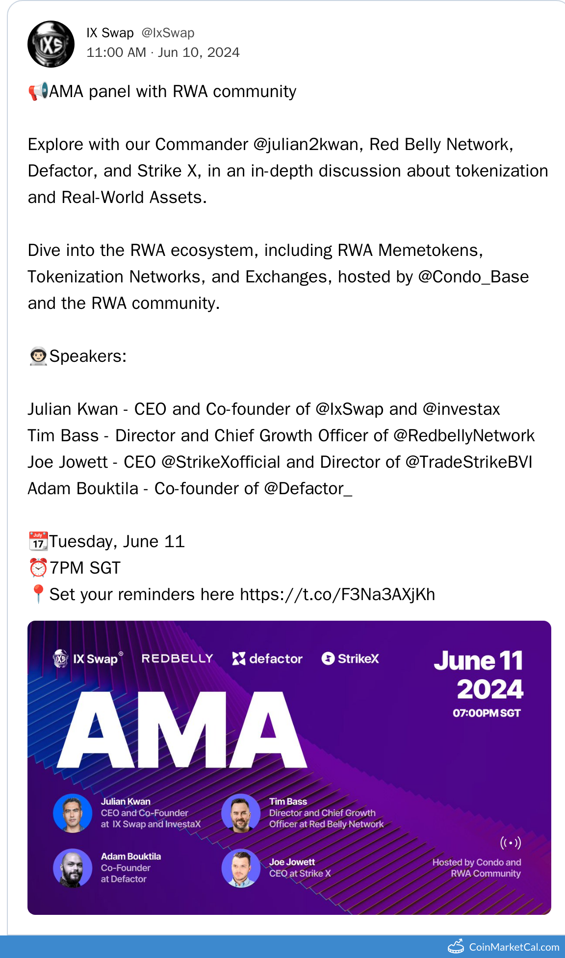 AMA with RWA Panel