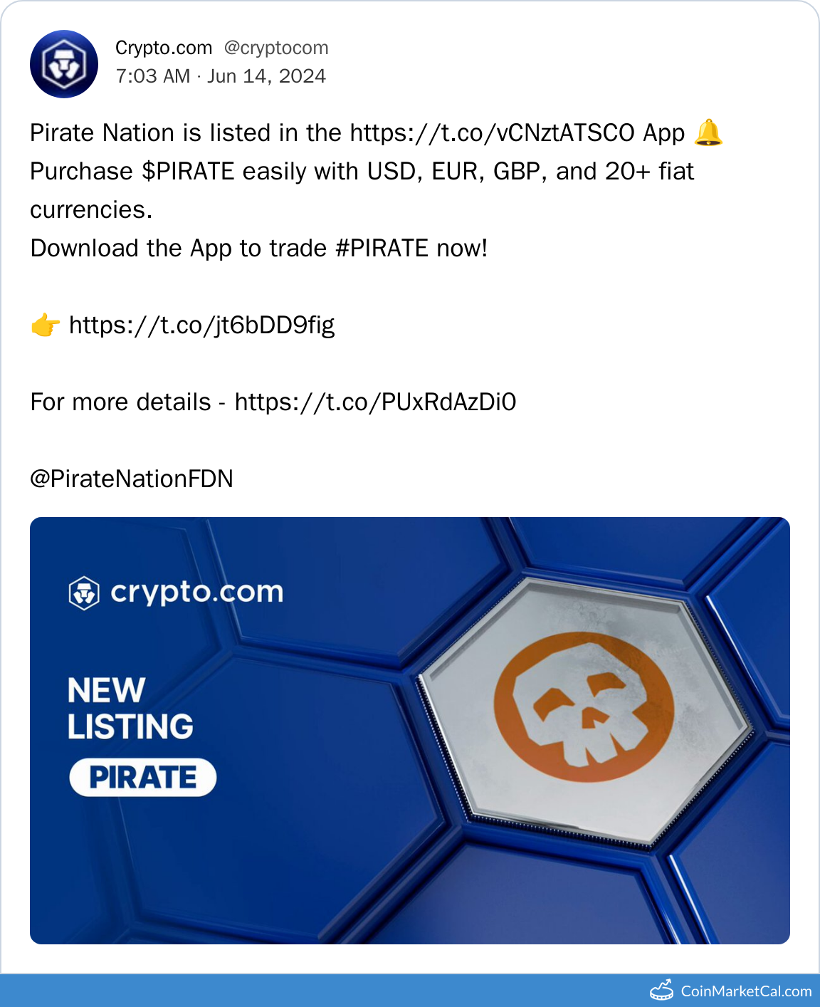 Crypto.com Listing
