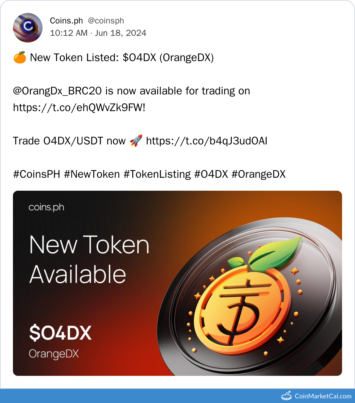 Coins.ph Listing