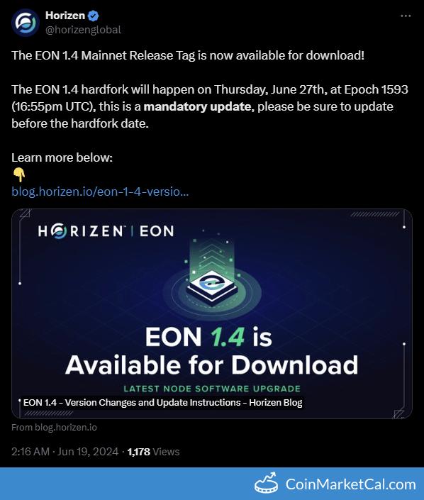 EON 1.4 Mainnet Release