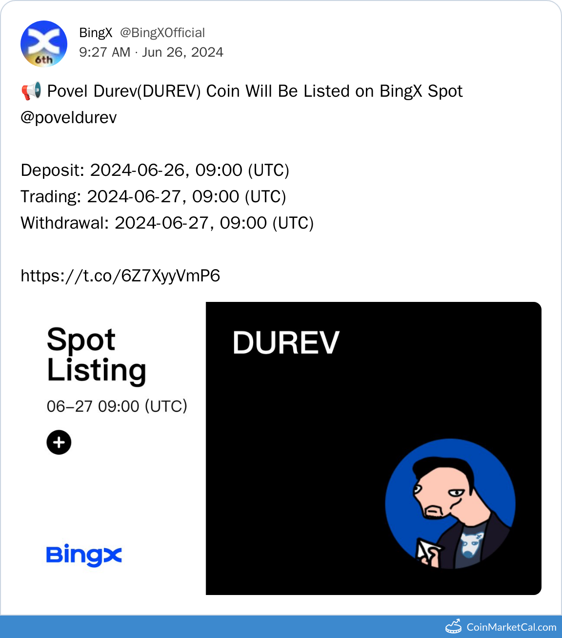 BingX Listing
