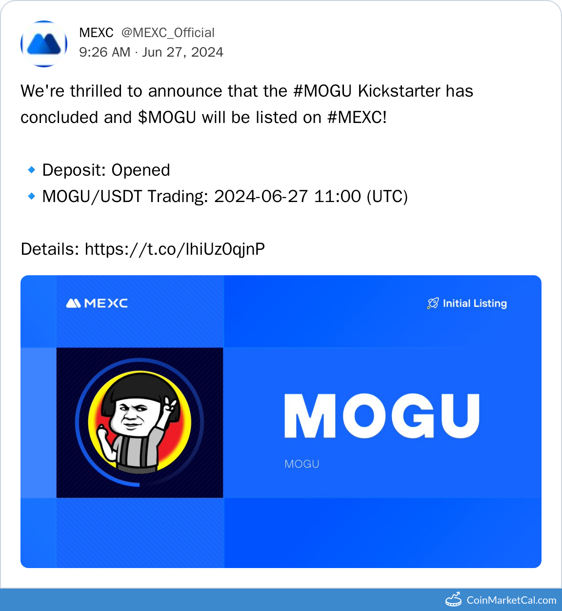 MEXC Listing