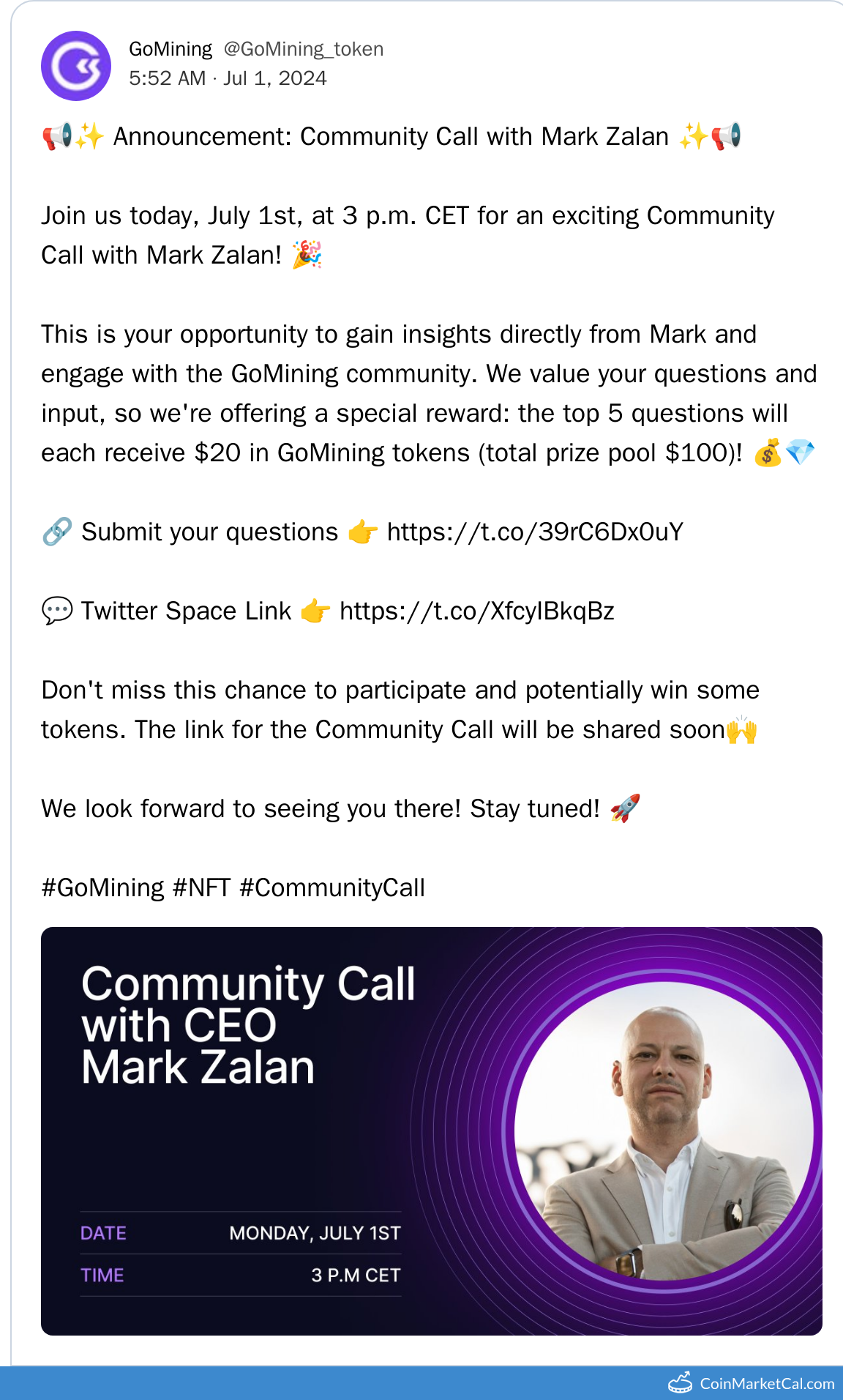 Community Call with CEO