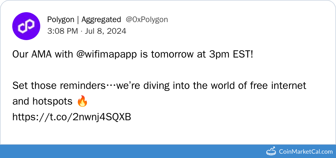 Polygon & WiFi Map AMA