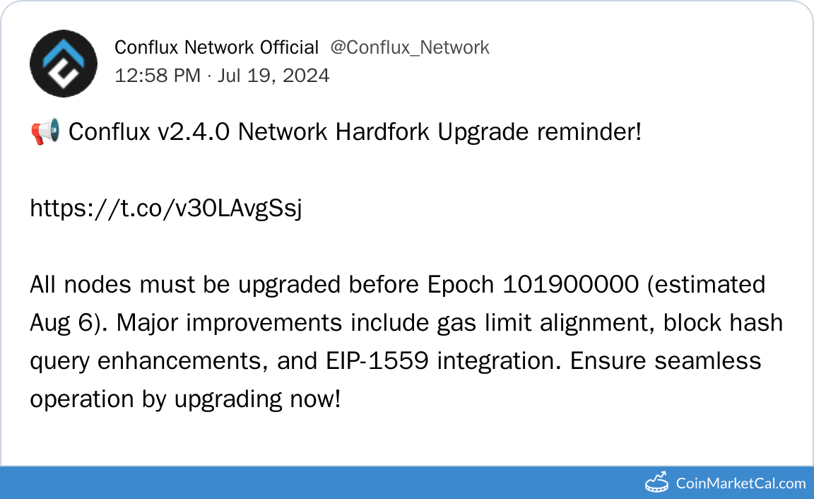 Conflux V2.4.0 Hardfork