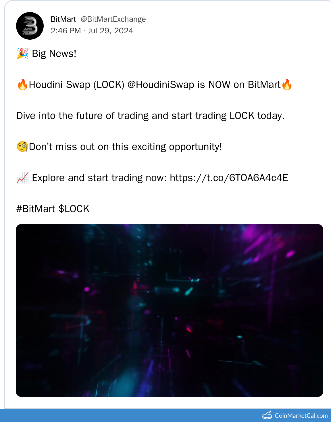 BitMart Listing