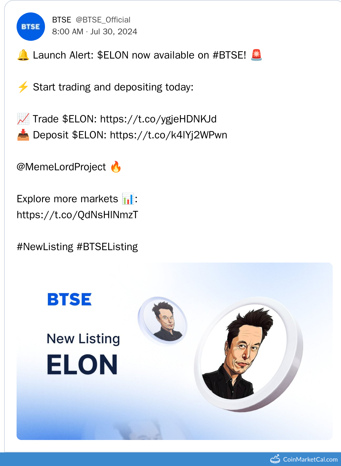 BTSE Listing