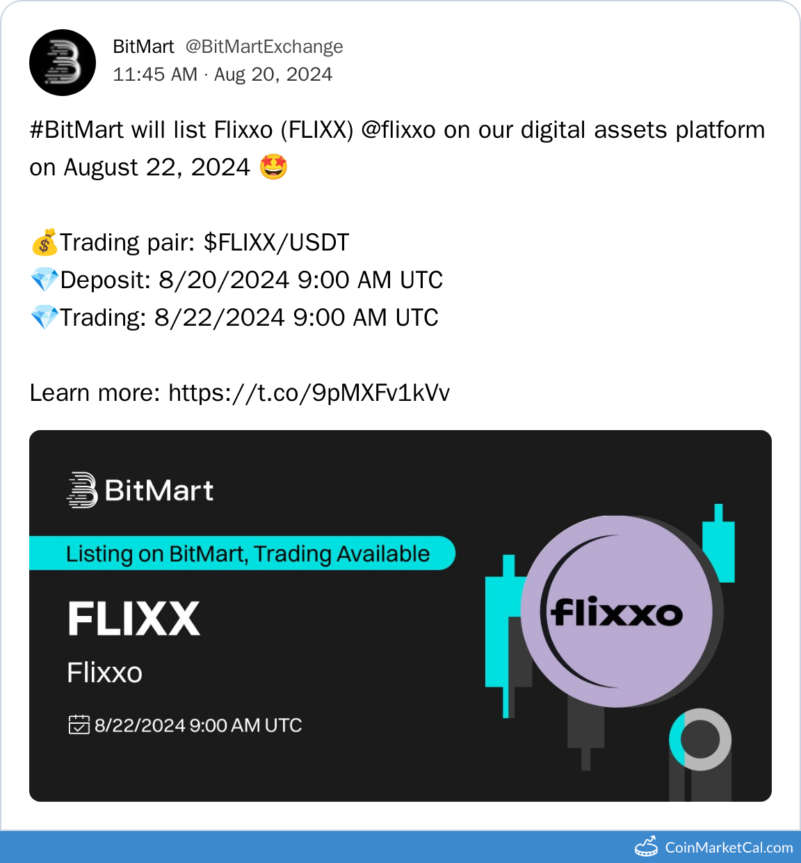 BitMart Listing