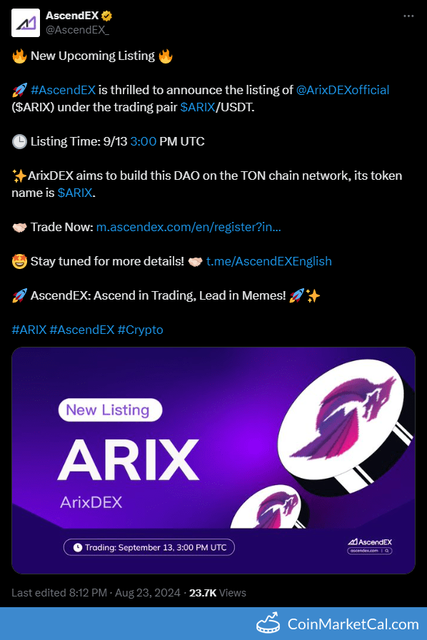 AscendEX Listing