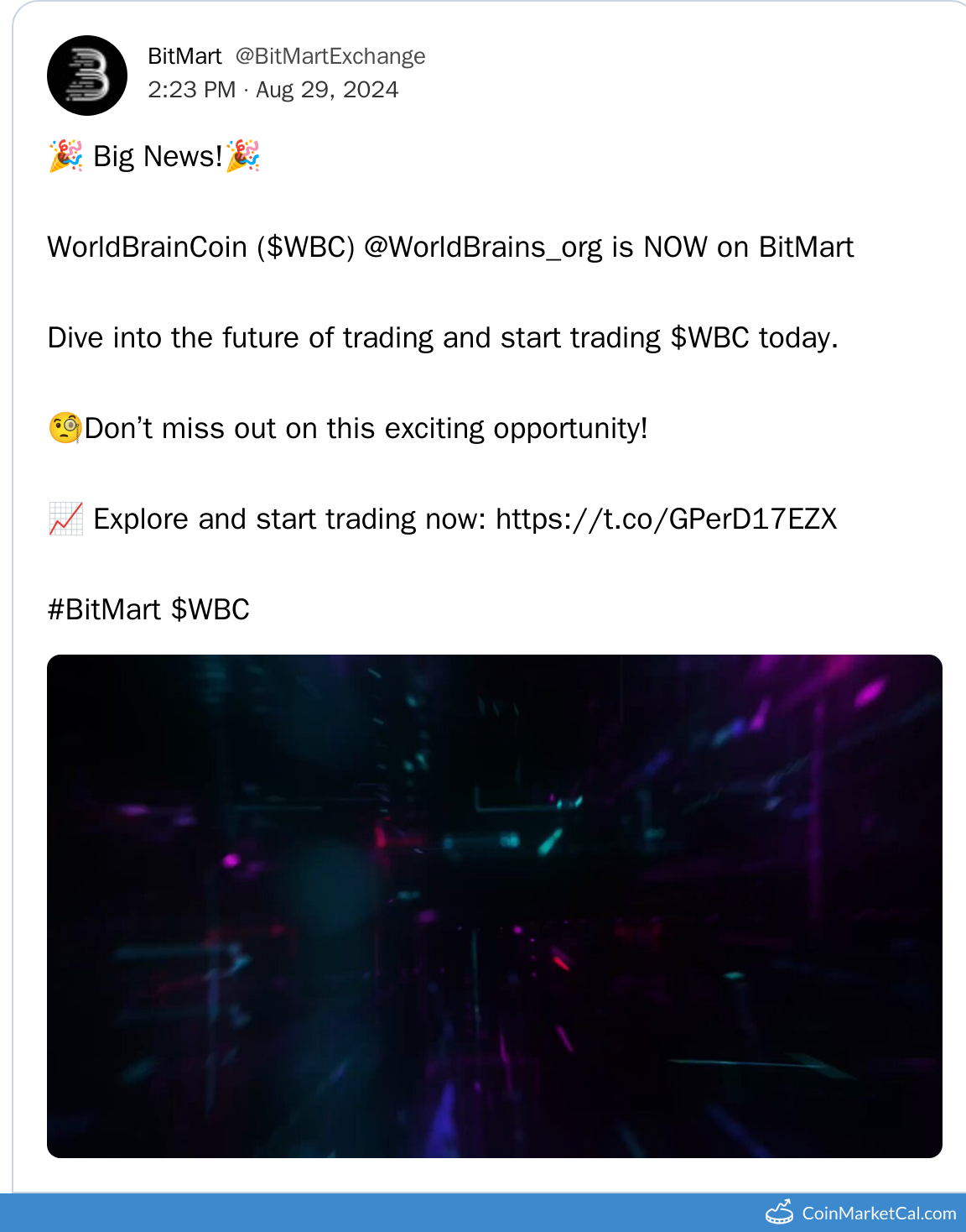 BitMart Listing