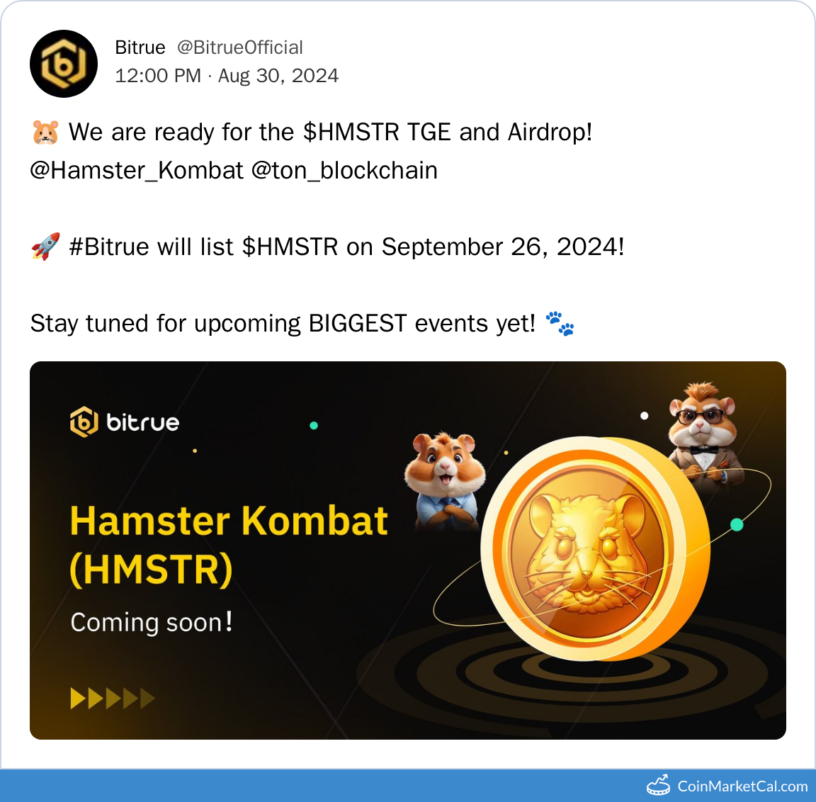 Bitrue Listing
