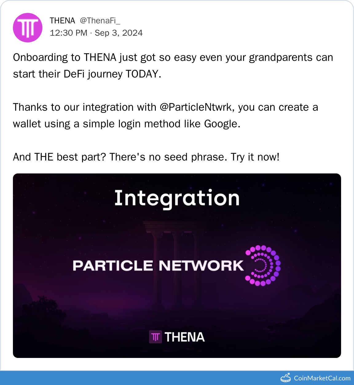Particle Network Integration
