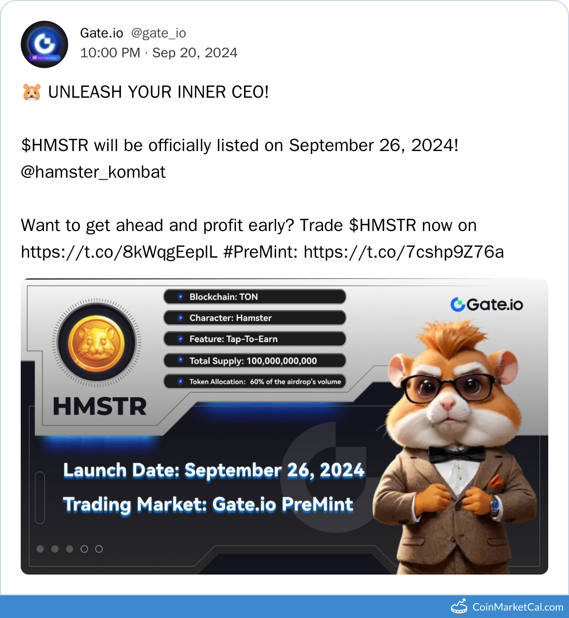 Gate.io Listing