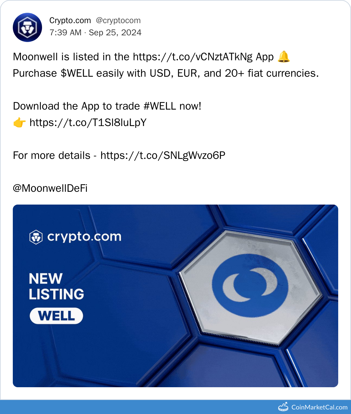 Crypto.com Listing