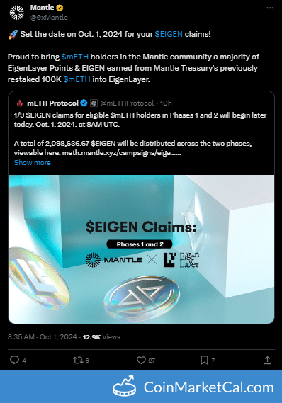 EIGEN Token Claim