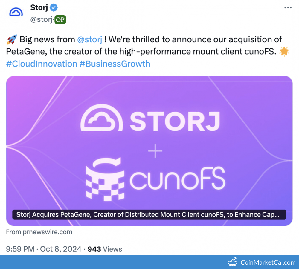 Storj - CunoFS