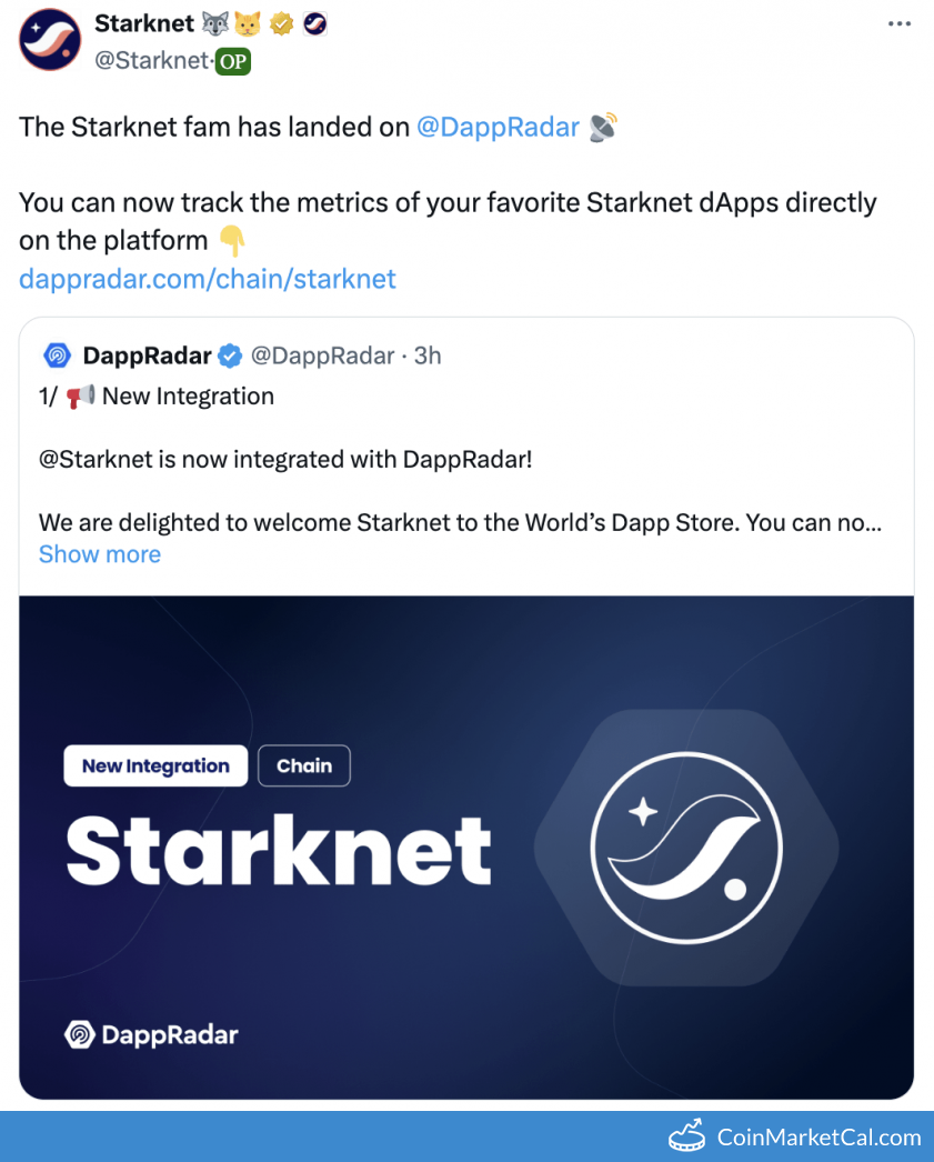 Starknet on DappRadar