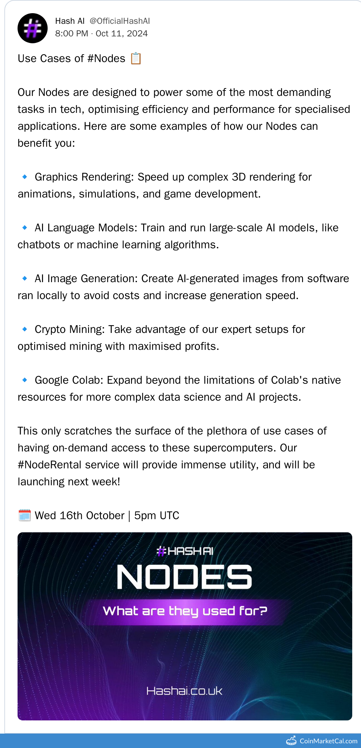 Node Rental Service