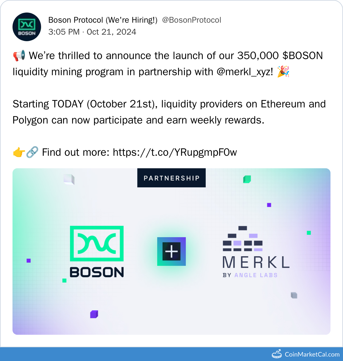 Liquidity Mining w/ Merkl