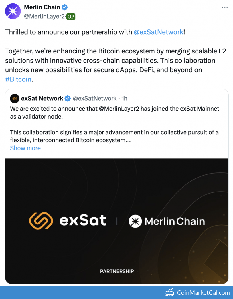 ExSat Network Partnership