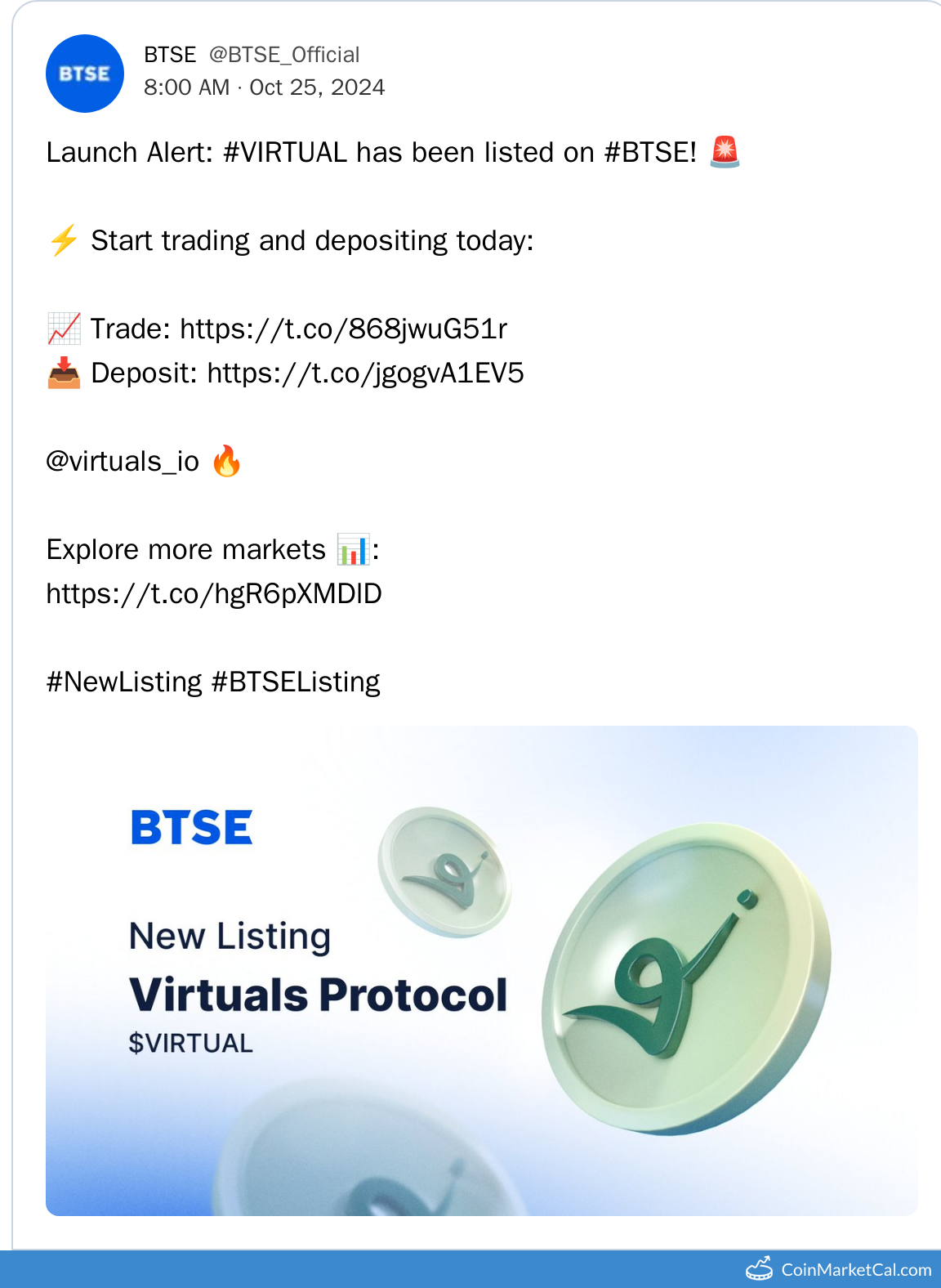 BTSE Listing