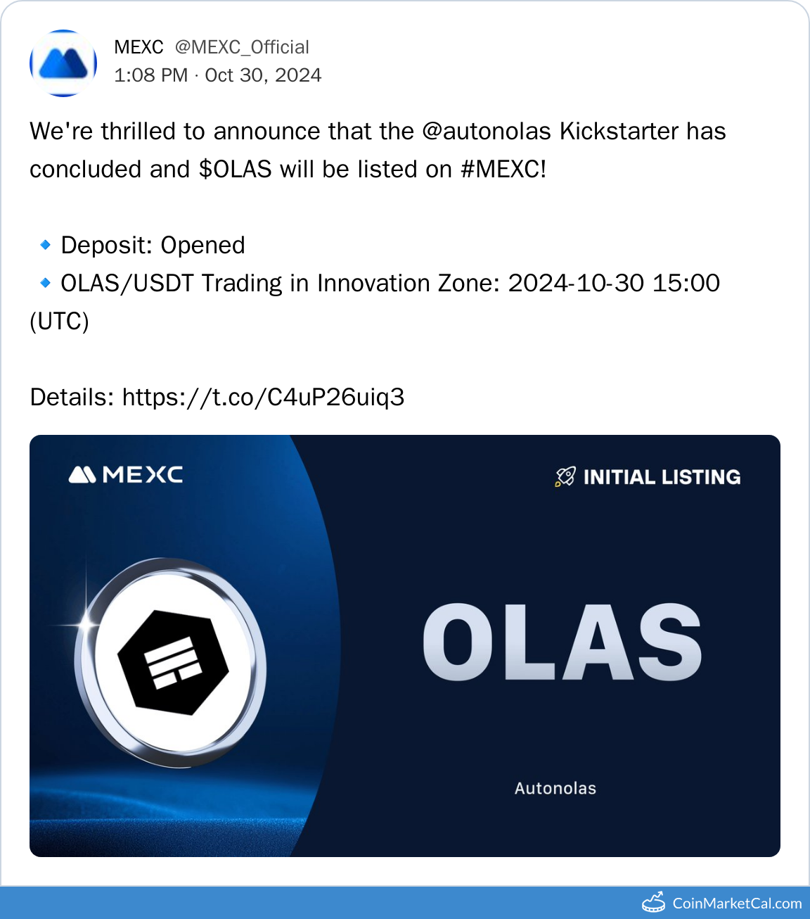 MEXC Listing