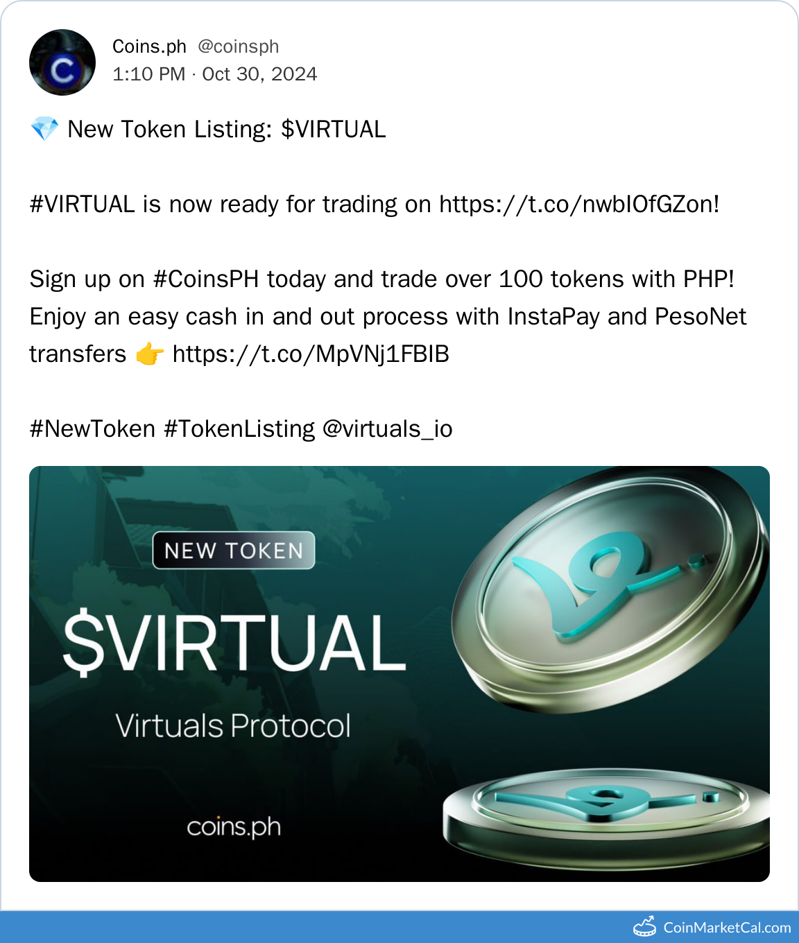Coins.ph Listing