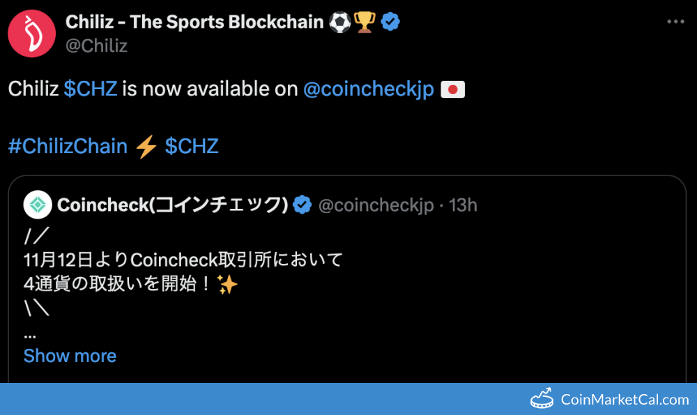 Coincheck Listing