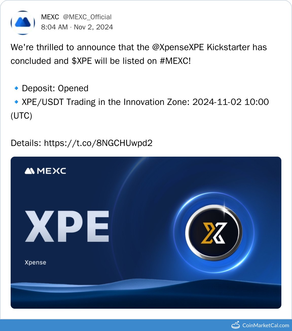 MEXC Listing