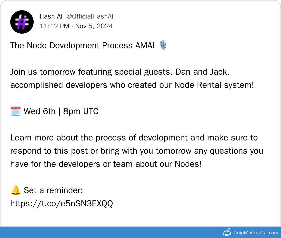 Node Dev Process AMA