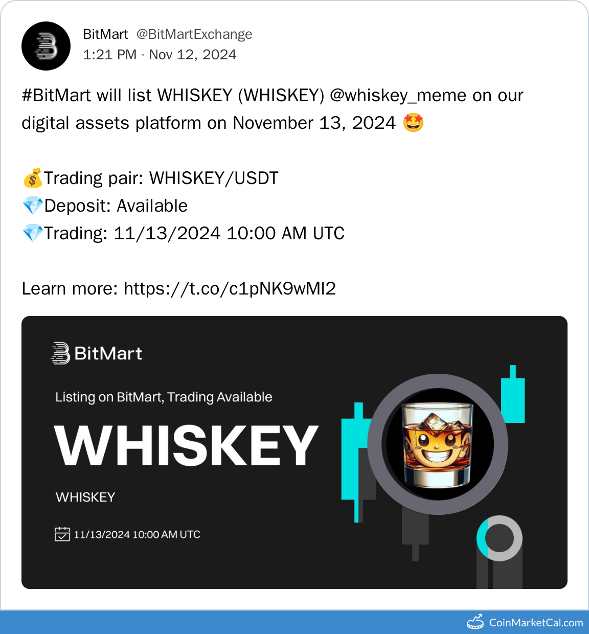 BitMart Listing