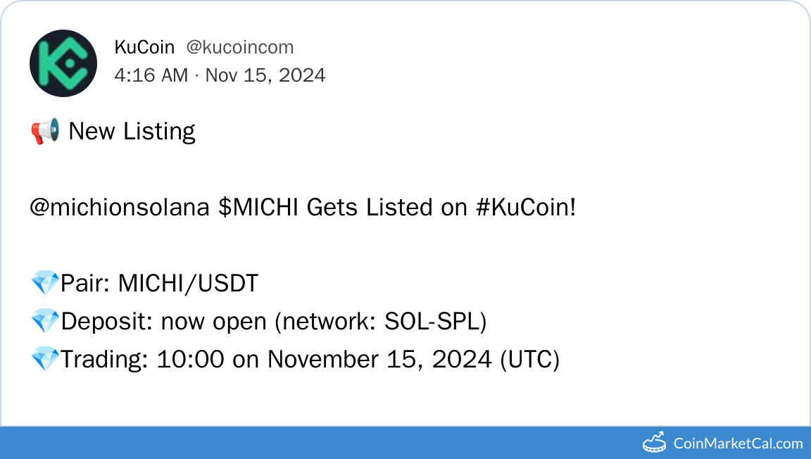 KuCoin Listing