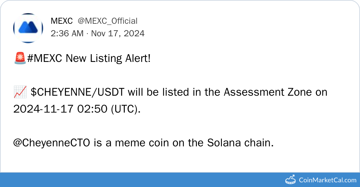 MEXC Listing