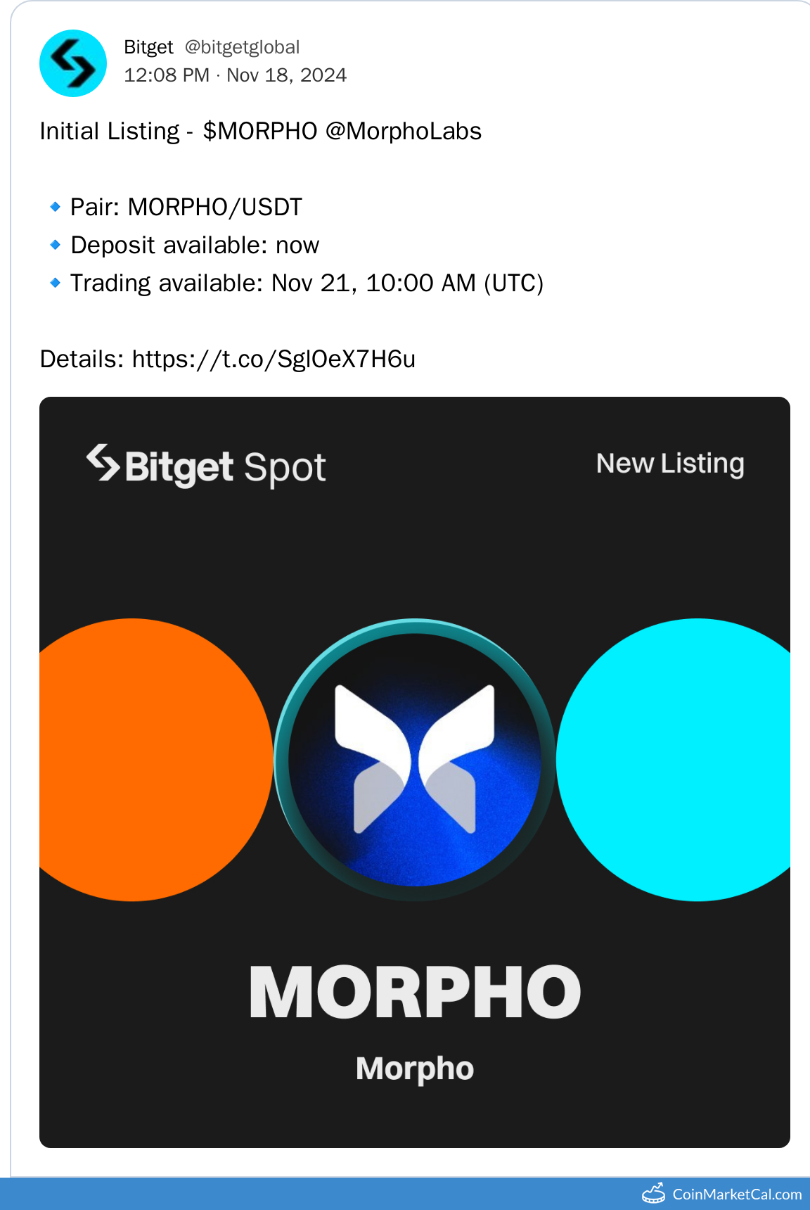 Bitget Listing